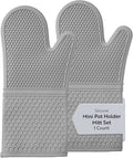 Restaurantware 2-Piece Silicone Oven Mitts Set 1 Case of 13.98 x 7.28 x 1.57 by Restaurantware