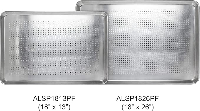 Excellante 18" X 26" Full Size Aluminum Sheet Pan, Perforated, Comes In Each - Image 4