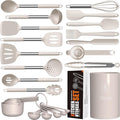 Large Silicone Cooking Utensils Set by oannao
