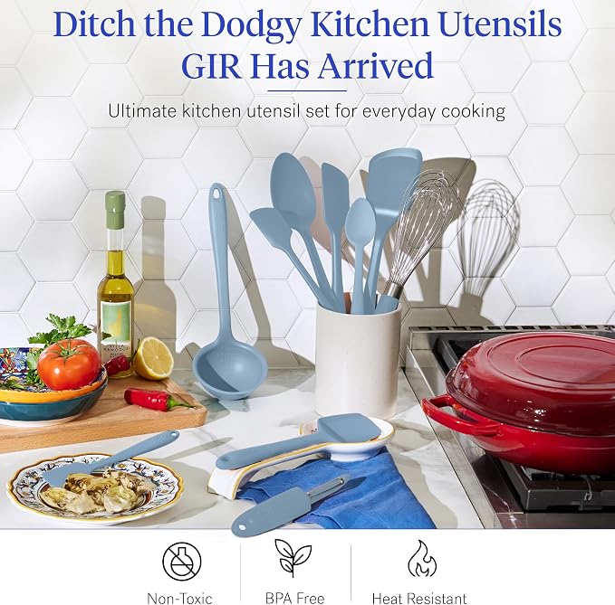 GIR: Get It Right 10-Piece Spatula Set & Silicone Utensils - Image 3