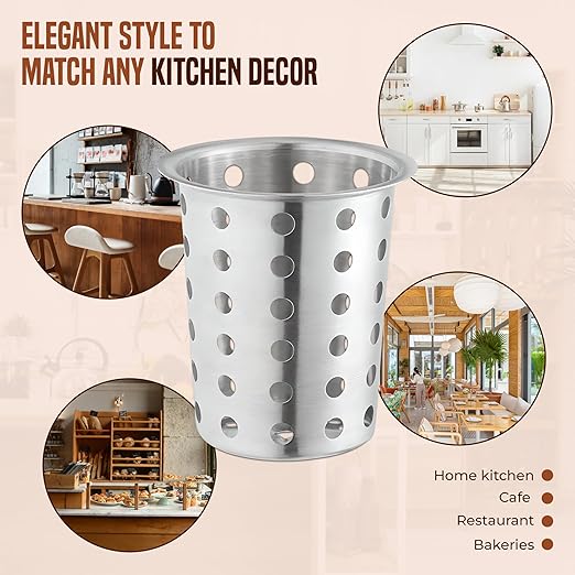 OCS Parts Stainless Steel Utensil Drying Cups | Stainless Steel | Set of 3 | - Image 7
