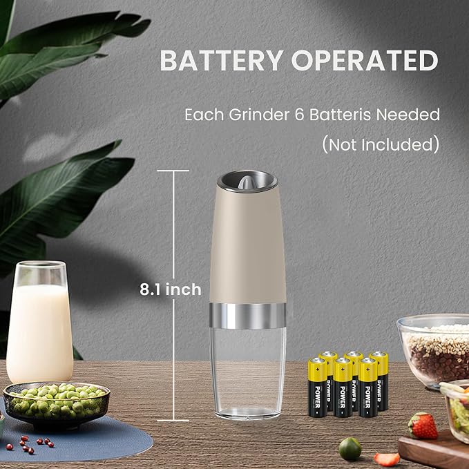 Battery Operated Salt And Pepper Grinder Set - Image 4