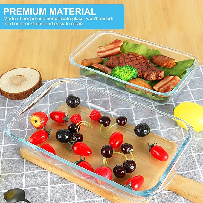 KOMUEE 8 Pieces Glass Baking Dish - Image 6