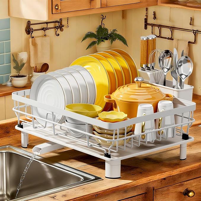 MOUKABAL Dish Drying Rack, Dish Rack, Stainless Steel Dish Racks by MOUKABALGREATHELPER
