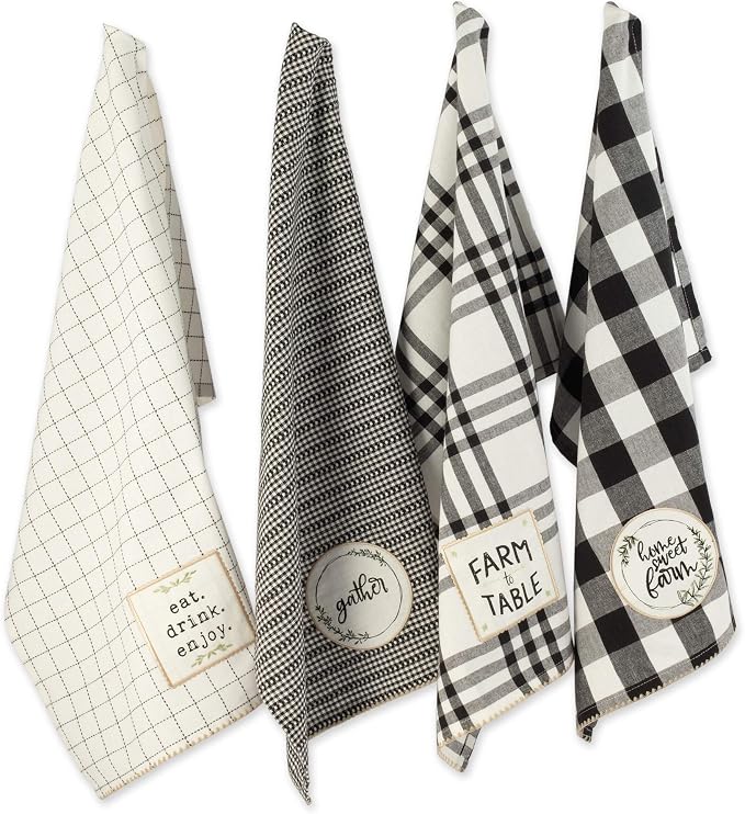 DII Home Sweet Farmhouse Kitchen Collection, Dishtowel Set by DII