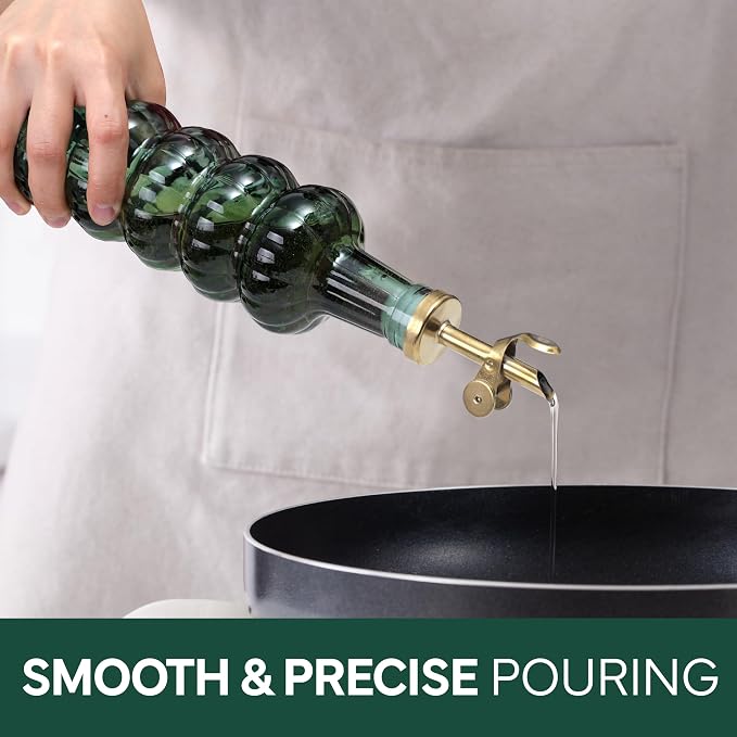 COOK WITH COLOR Glass Olive Oil Bottle Dispenser - Image 4
