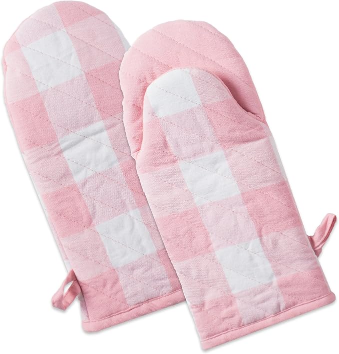 DII Buffalo Check Kitchen Collection, Classic Farmhouse Kitchen Set, Oven Mitt by DII