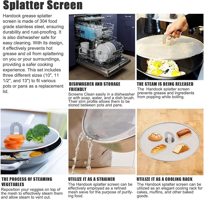 Splatter Screen for Cooking - Image 6