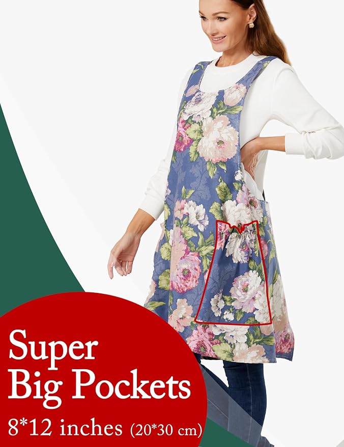 Cozy Adjustable Cross Back Aprons - Image 2