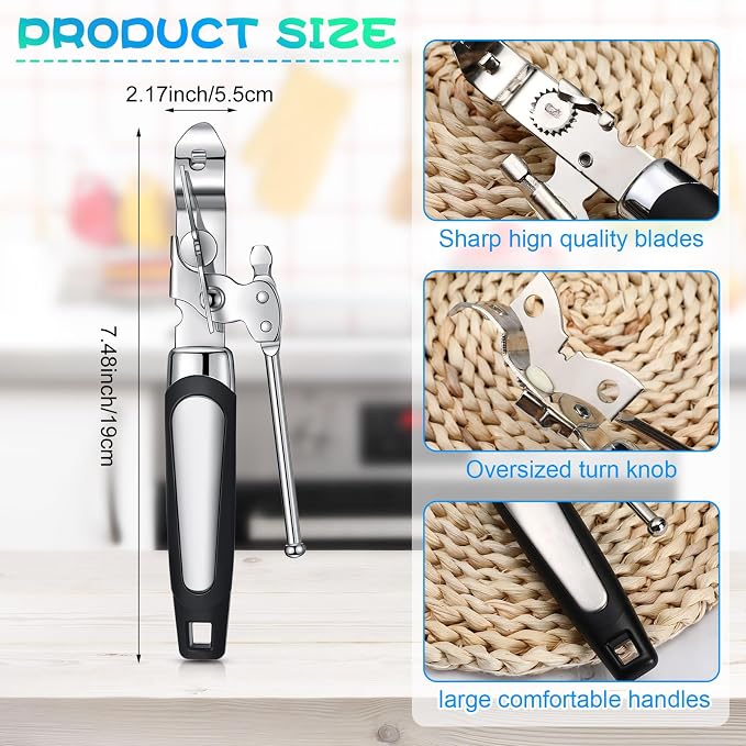 Gisafai 30 Pcs Can Opener Manual Bulk Smooth Edge - Image 2
