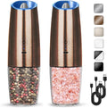 Rechargeable Electric Salt And Pepper Grinder Set, Automatic Gravity Electric by KIARYUOLL