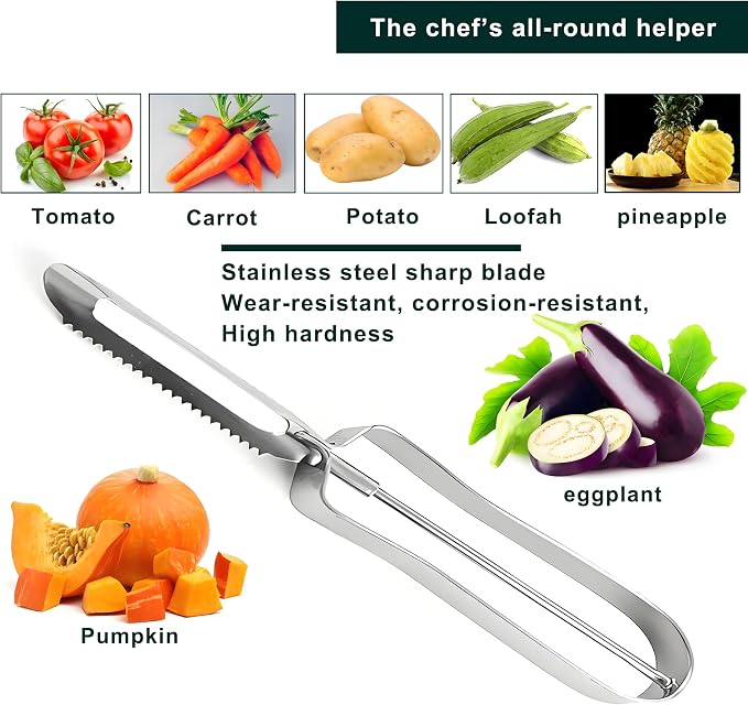 Potato Peelers for Kitchen, Just Like Mom's old steel Peeler - Image 3