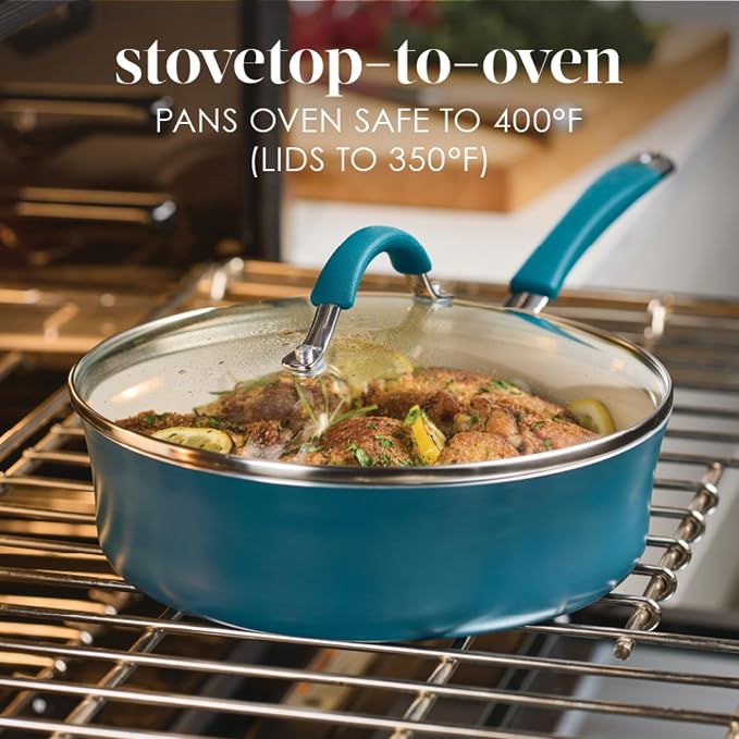 Rachael Ray Cucina Ceramic Nonstick Saute Pan - Image 5