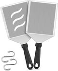 Metal Spatula Set of 2, HaSteeL Large 12x5In Stainless Steel Griddle Spatula by HaSteeL