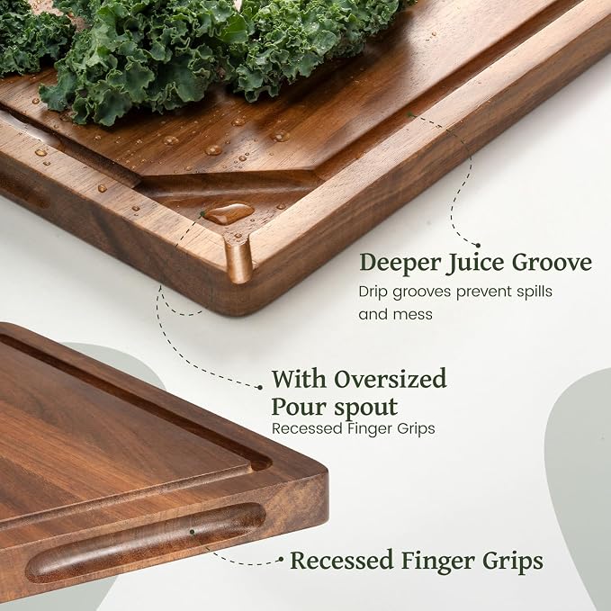 Kikcoin Acacia Wood Cutting Boards - Image 3