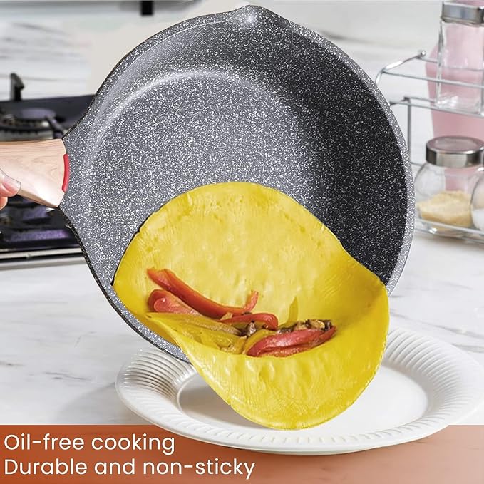 Starunder Induction Nonstick Skillet Frying Pan - Image 2