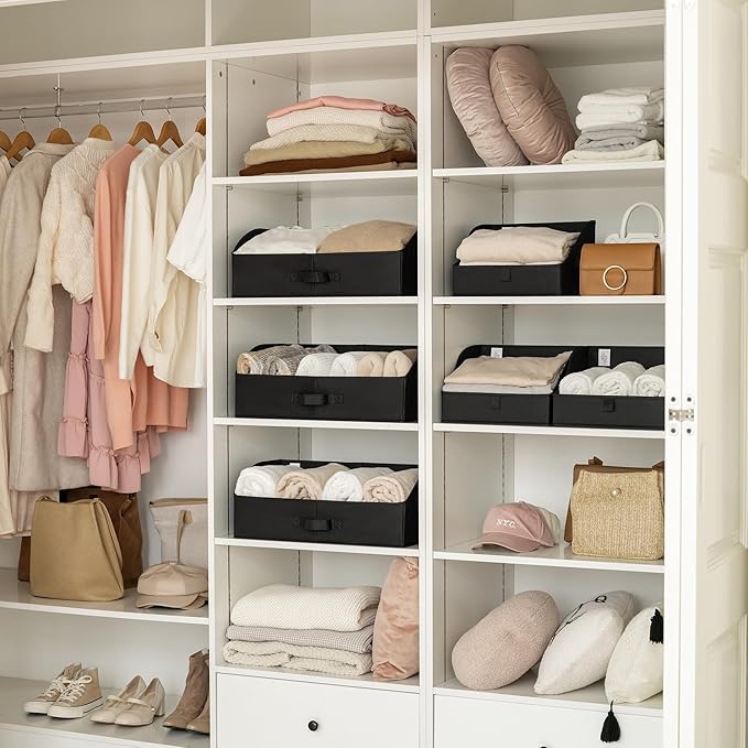 GRANNY SAYS Closet Organizer Bins, Trapezoid Storage Bin, Storage Baskets - Image 2