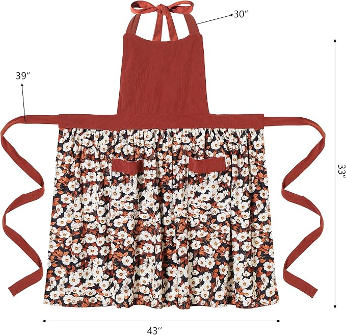 Cute Floral Aprons for Women - Image 7