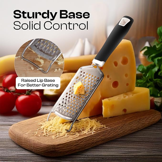 Handheld Cheese Grater & Cheese Shredder – Stainless Steel, Rust-Proof - Image 4