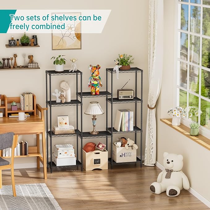 SINGAYE Metal Shelves Wire Shelving：Storage Rack Standing Units Shelf - Image 5