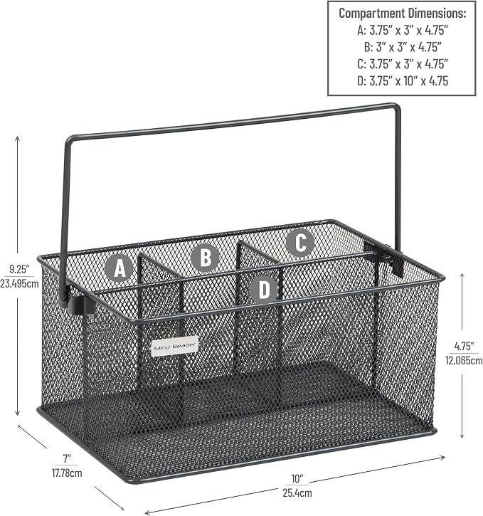 Mind Reader Multi-purpose Storage Caddy - Image 3