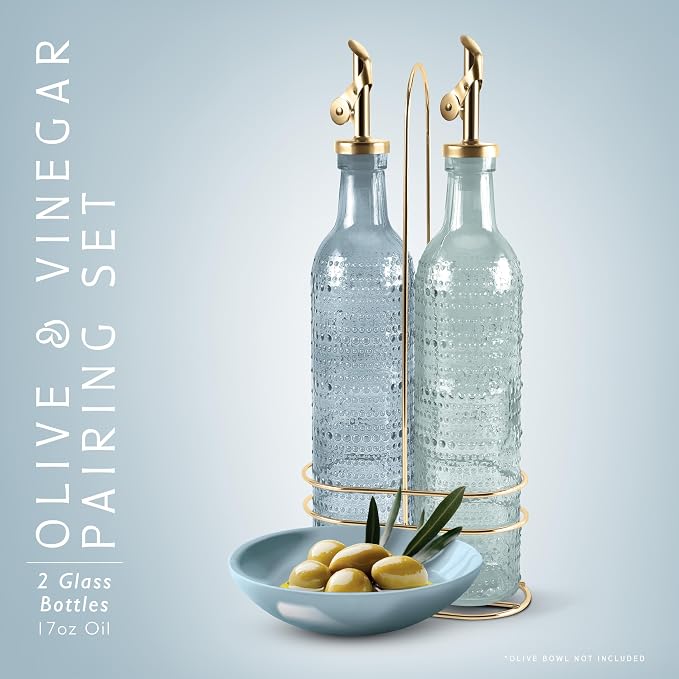 COOK WITH COLOR Glass Olive Oil Bottle Dispenser - Image 2