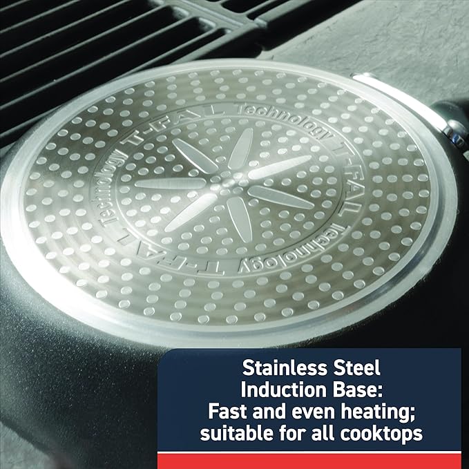 T-Fal Experience Nonstick Fry Pan 8 Inch, Induction Compatible, Oven Safe 400F - Image 4
