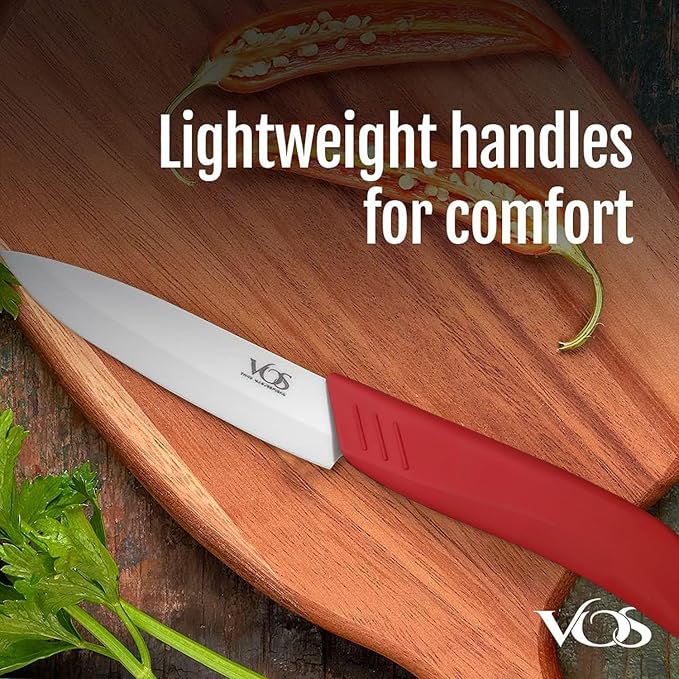 Vos Ceramic Knife Set in Elegant Gift Box, Ceramic Knives Set - Image 3