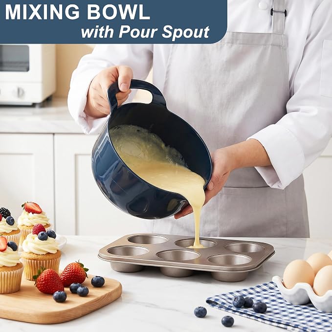 BoxedHome 4 Pack Nesting Mixing Bowls - Image 2