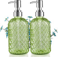 14 Oz Refillable Glass Soap Dispenser by Kaishun
