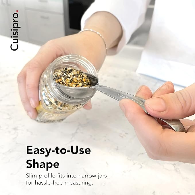 CUISIPRO Odd-Size Measuring Spoon SS 5pc Set - Image 4