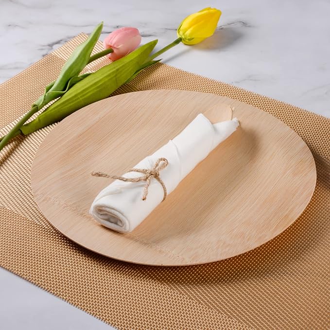 Pre Rolled Napkin and Bamboo Cutlery Set - Image 3