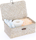 Sumnacon Small Wicker Basket by Sumnacon