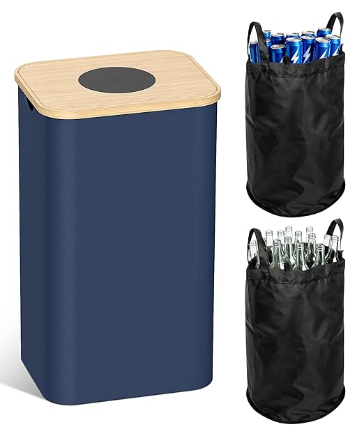 Recycling Bins for Kitchen, 26 Gallon Recycle Bin by Magicheap