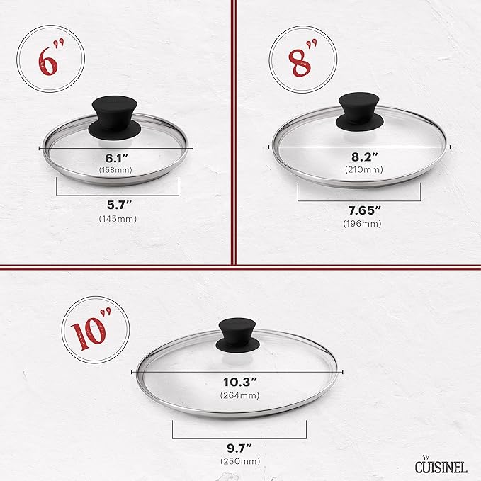 Cuisinel Cast Iron Skillet Set - Image 5