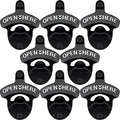 8PCS Bottle Opener Wall Mount Rustproof Black Screw in Wall Beer Cap Opener by Wallmountedbottleopener