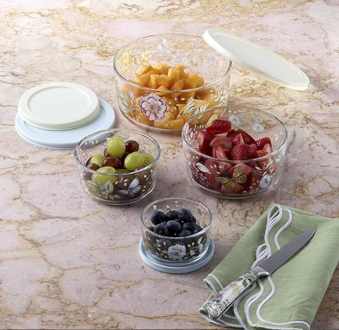 Lenox 897944 Butterfly Meadow Glass Food Storage Containers - Image 5