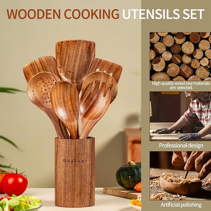 Wooden Spoons for Cooking - Image 7