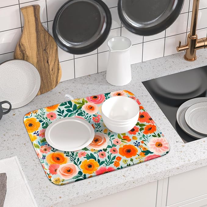 Spiral Flower Dish Drying Pad - Image 6