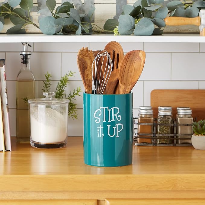 DII Kitchen Accessories Retro Collection Ceramics, Utensil Holder - Image 4