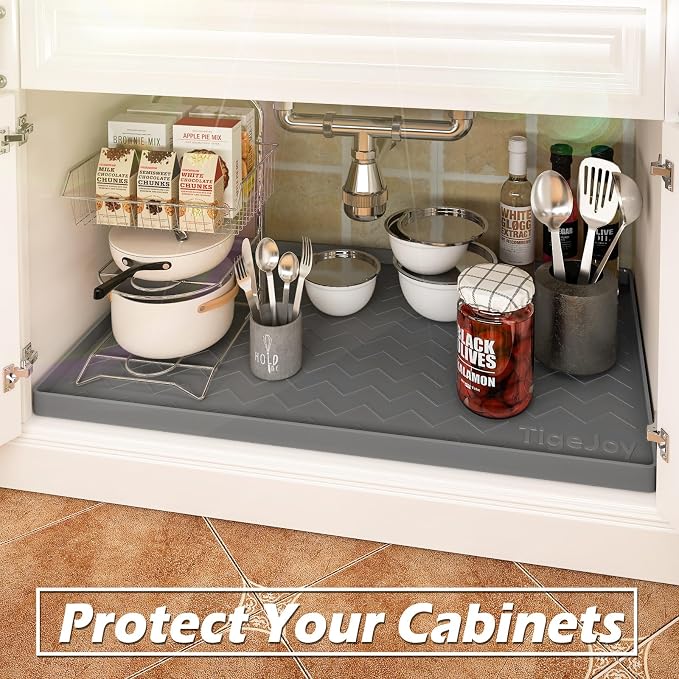 TigeJoy 22" x 19" Under Sink Mats - Image 5