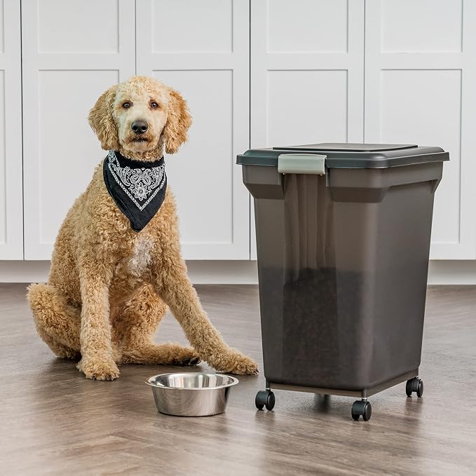 IRIS USA Dog Food Storage Container 58 Lb, Airtight Large Pet Food Storage Bin - Image 5