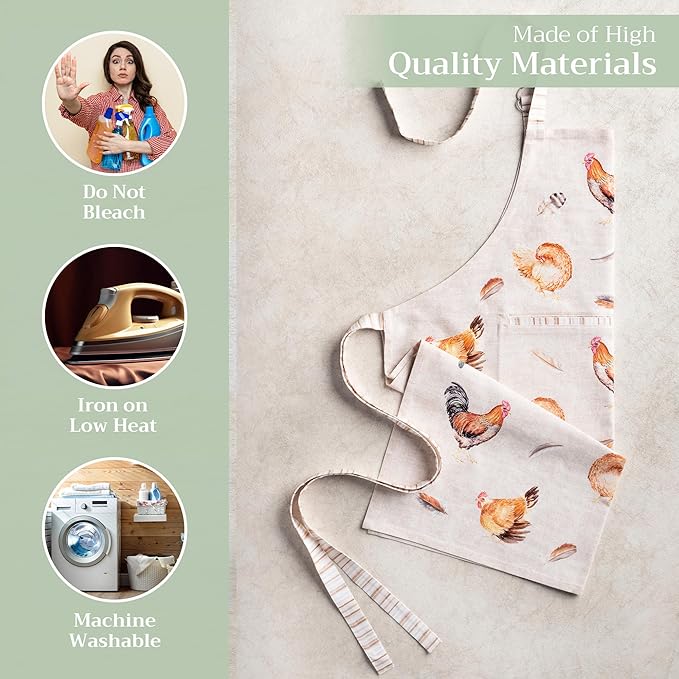 Maison d' Hermine 100% Cotton Apron - Image 3