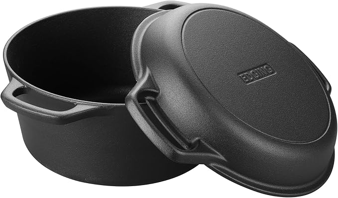 EDGING CASTING Pre-Seasoned Cast Iron Dutch Oven Pot - Image 2
