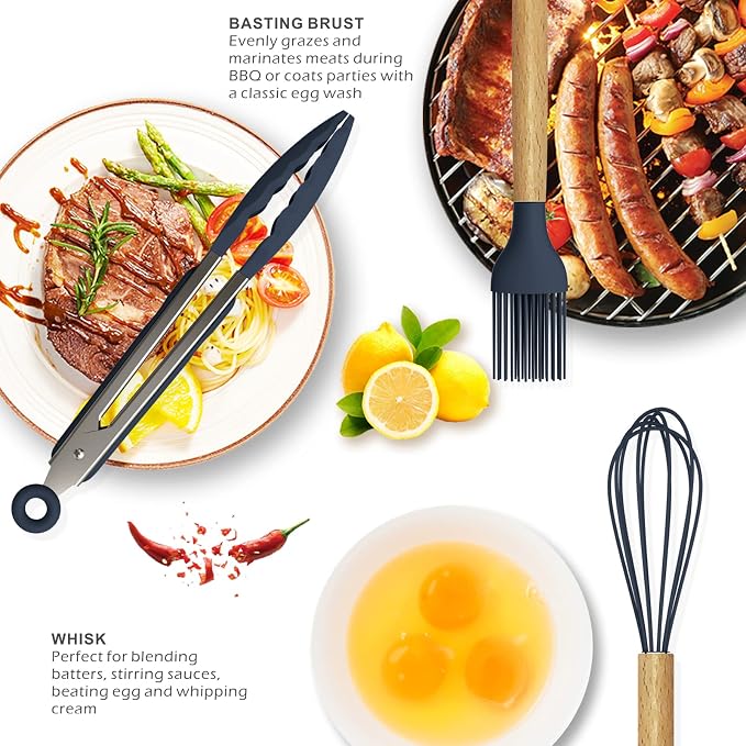Silicone Cooking Utensils Set - Image 4