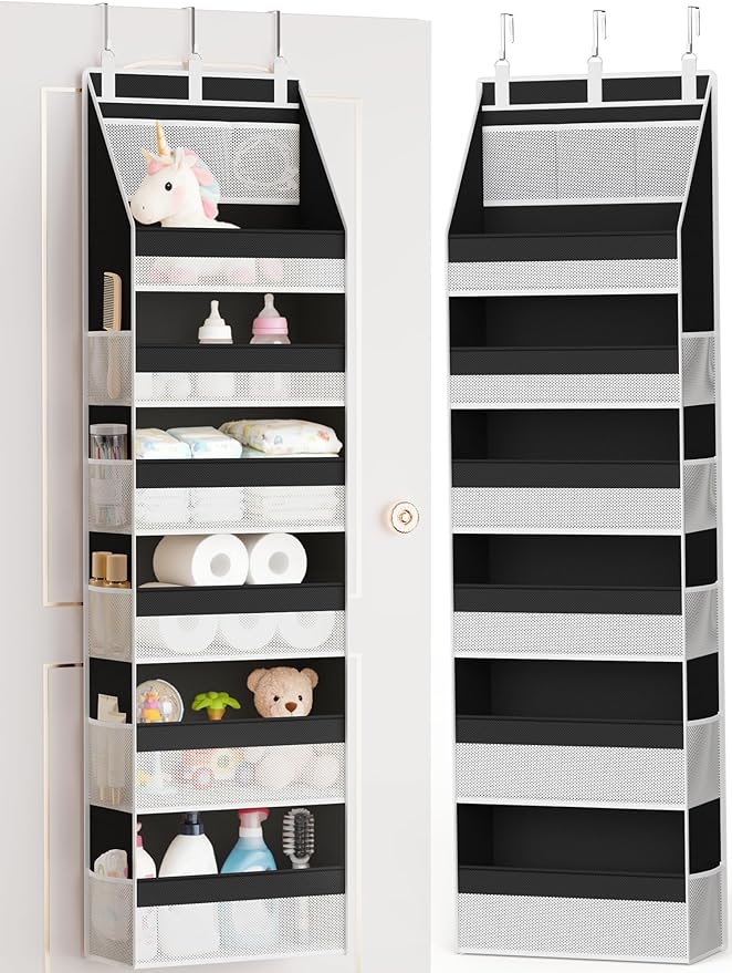Criusia Over the Door Organizer, Heavy-Duty 6-Shelf Hanging Storage by Criusia