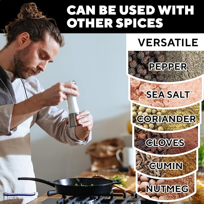 Premium Salt and Pepper Grinder Set of 2 - Image 8