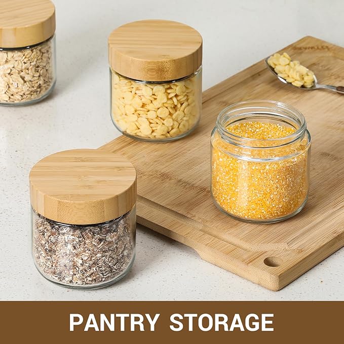 NETANY 4-pack 8oz Glass jars - Image 6