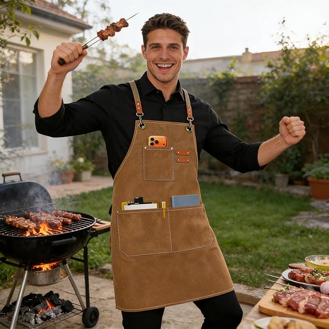 AFUN Chef Aprons for Men Women - Image 6