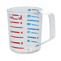Rubbermaid Commercial Products Bouncer Clear Measuring Cup, 1-Cup /0.25-Quart by RubbermaidCommercialProducts